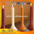 Beautiful design high quality white pillar candles